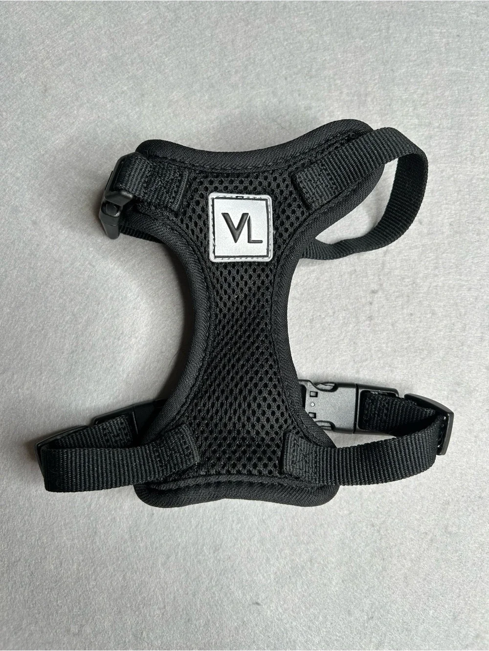 Vibrant Life VL Black Mesh Dog Harness Black Leash NWOT